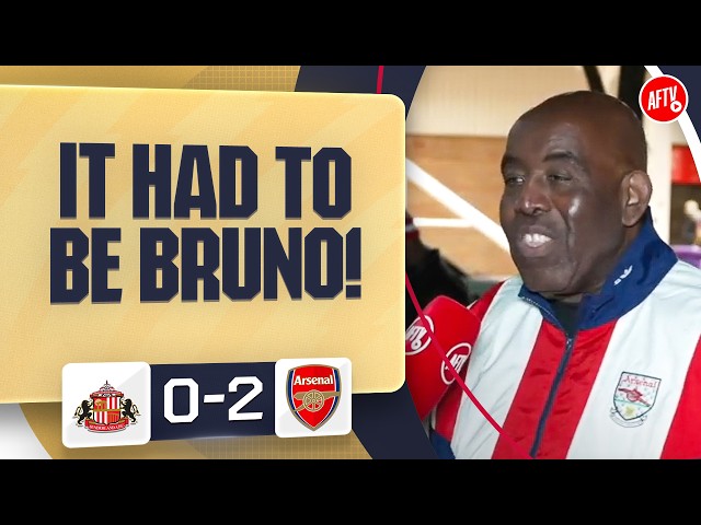 It Had To Be BRUNO! (Robbie) | Sunderland 0-2 Arsenal