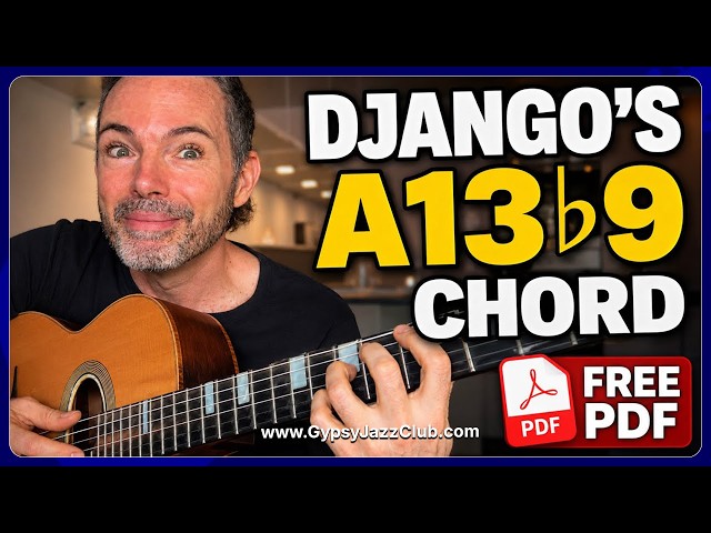 Django’s Beautiful A13♭9 Chord In "Manoir de Mes Rêves" (Gypsy Jazz Guitar)