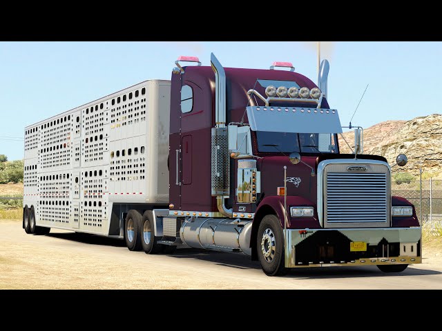 Transporting Cattle | Freightliner Classic XL | American Truck Simulator Gameplay