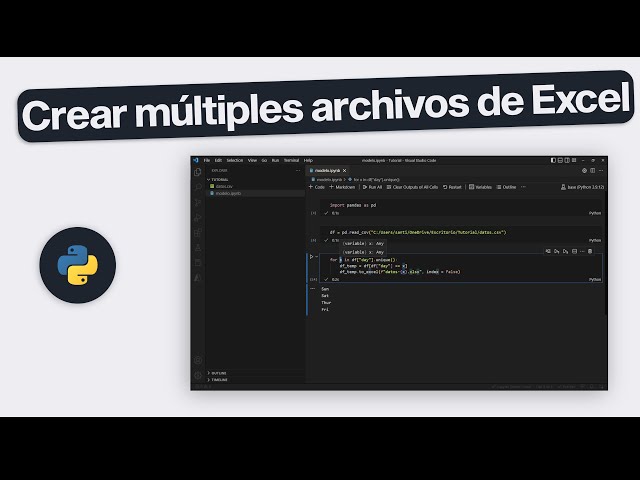 Dynamically filter a table and export it to multiple Excel files | Python