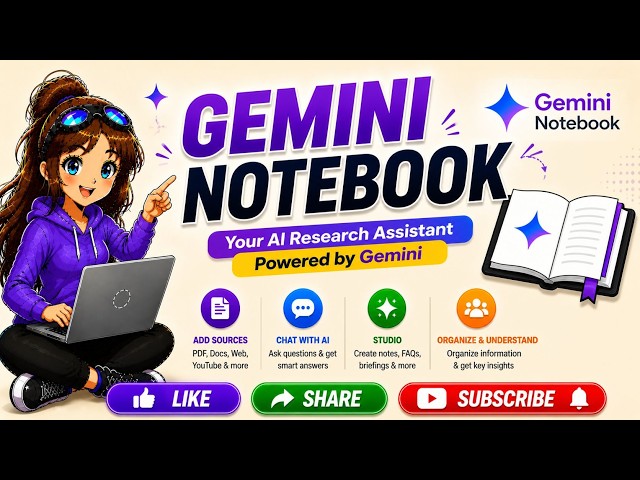 How to Use Gemini Notebook Like a Pro | Notebook LM | Part 1