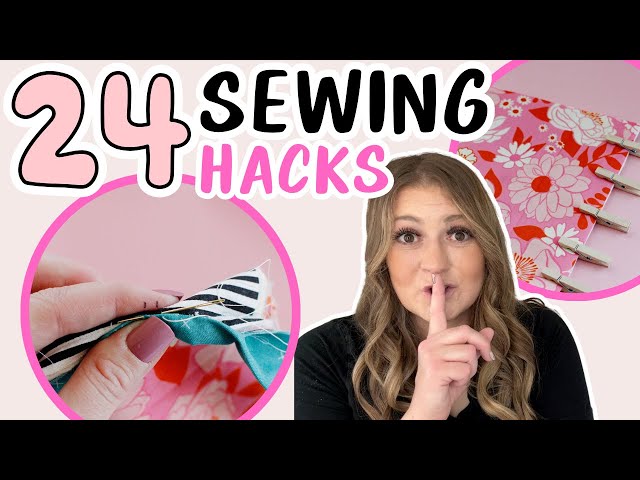 24 AMAZING SEWING HACKS you have to try! Sewing Tips & Tricks
