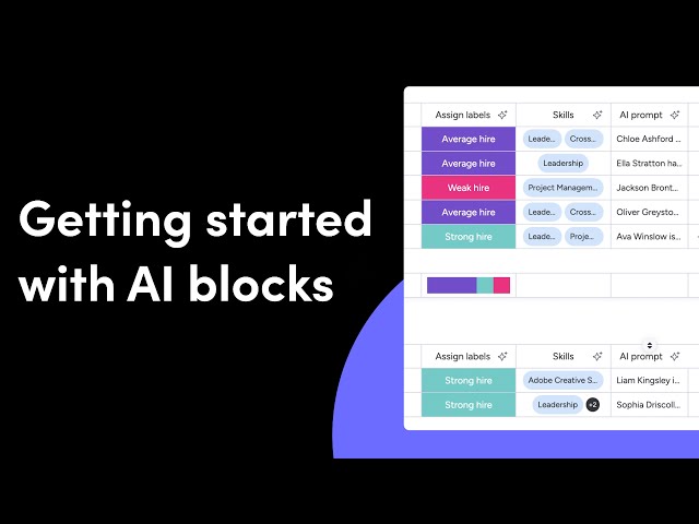Getting started with AI blocks | monday.com tutorials
