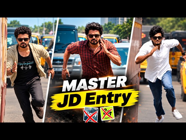 Instagram Trending Master JD Entry AI Video Editing | Vijay Thalapathy Master JD Entry Video Editing