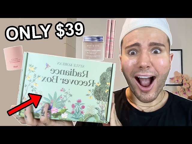 VIRAL KBEAUTY SKINCARE BOX worth $239 for only $39// Stylekorean