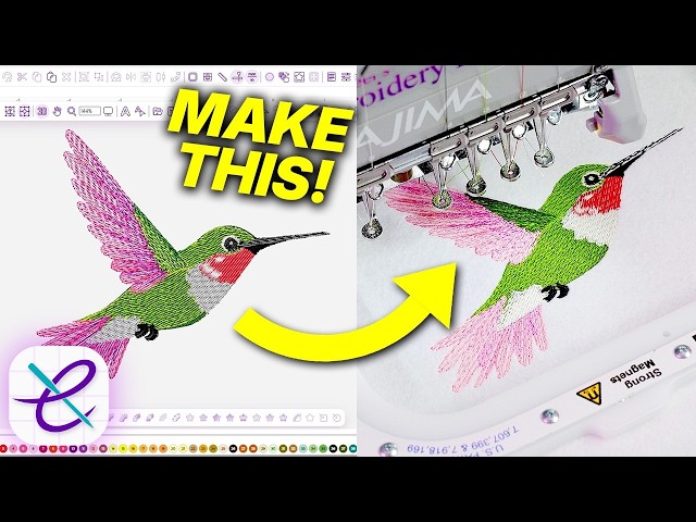 How to Digitize this STUNNING Embroidery Design | Step-by-Step for Beginners!