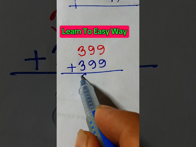 🤓📈 Crazy Math Trick 😲😮 | Easy Math Trick | Fast Addition Method#MathTrick #fastmaths #easymath