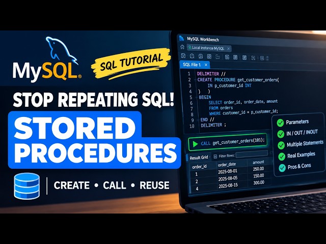 MySQL Stored Procedures: Why You Should Use Them