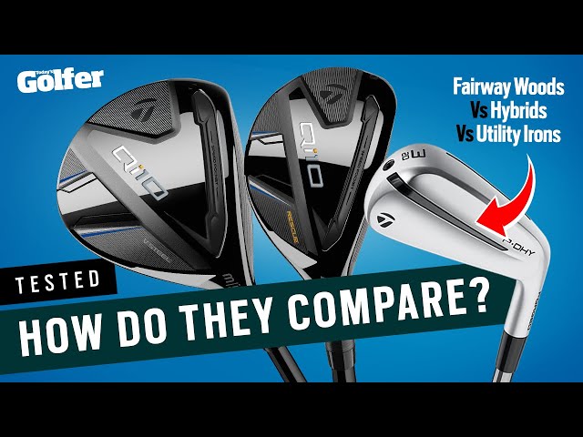 Fairway vs Hybrid vs Utility Iron - Nine lofts tested