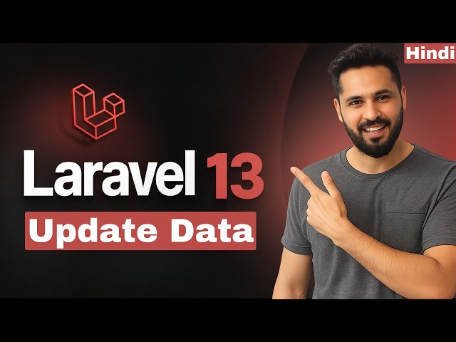 Laravel 13 Tutorial in Hindi #46 Update Database Record  | Update Form Data