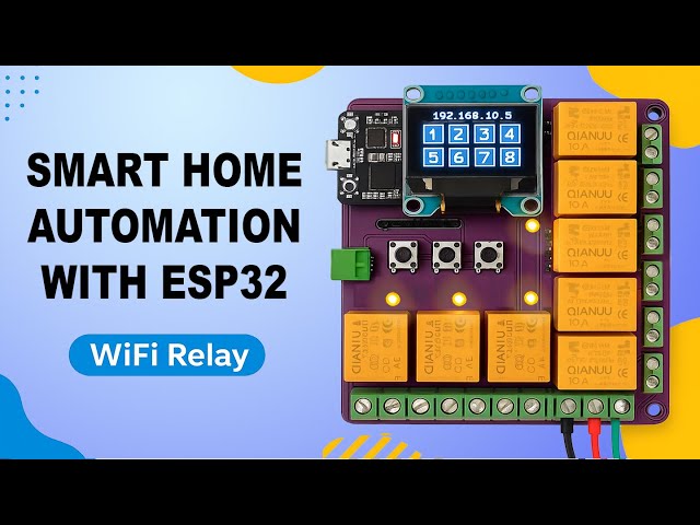 ESP32 Smart Home Wi-Fi Relay