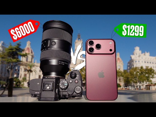 Almost There... iPhone 18 Pro Max vs Sony a7v Camera Comparison