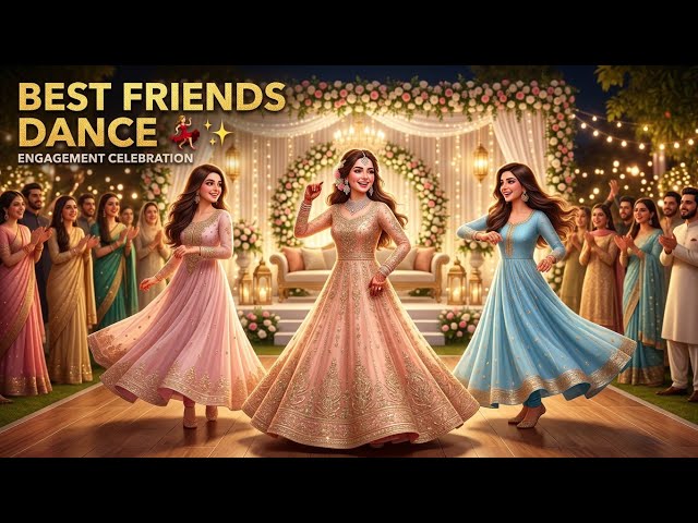 💍 Hania Ki Grand Engagement | Ayesha, Noor & Hania Special Dance Performance 💃✨