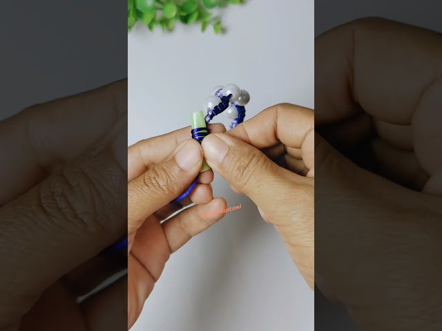 adjustable bracelet, beads macrame bracelet tutorial #paracordbracelet