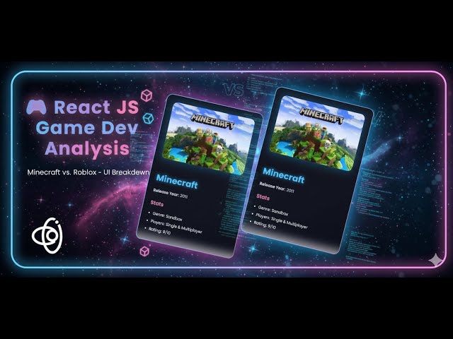 🎮⚡ React JS Game Project Tutorial | Build Modern Game UI with React | Gaming UI Design