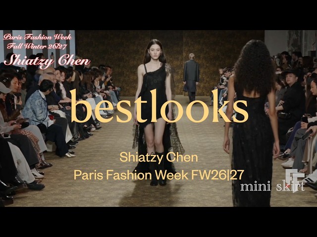 Shiatzy Chen #ParisFashionWeek FW26|27 #miniskirt