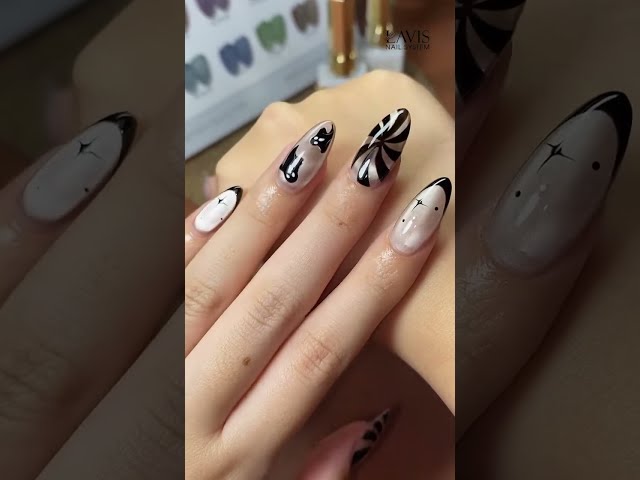 💅🏻❤️ Easy & Dreamy Nude Cat-Eye Nail Tutorial for the Ultimate Low-Key Halloween Vibe ✅