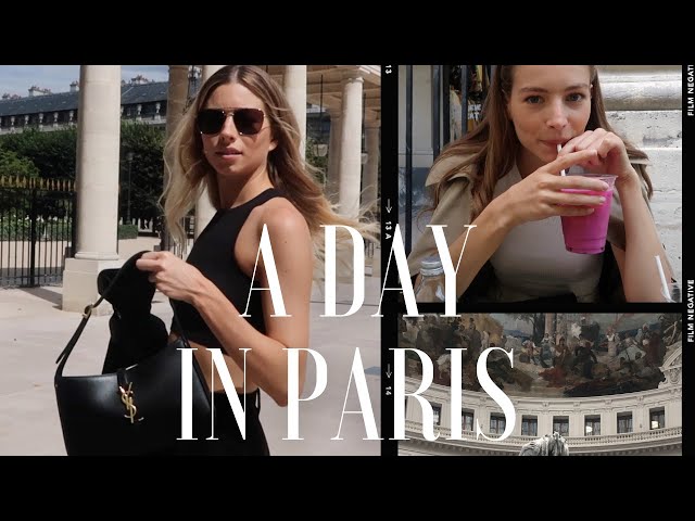 VLOG 3 | Emotional goodbye to my Parisian life | A day in Paris with my sister ! La Samaritaine ...