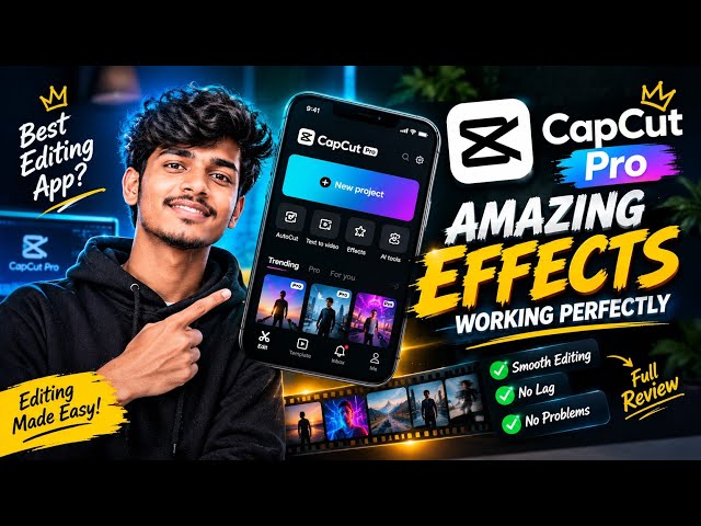 CapCut Pro 🔥 ఈ App అస్సలు వదులుకోకండి! | All Effects & Transitions Working | Telugu