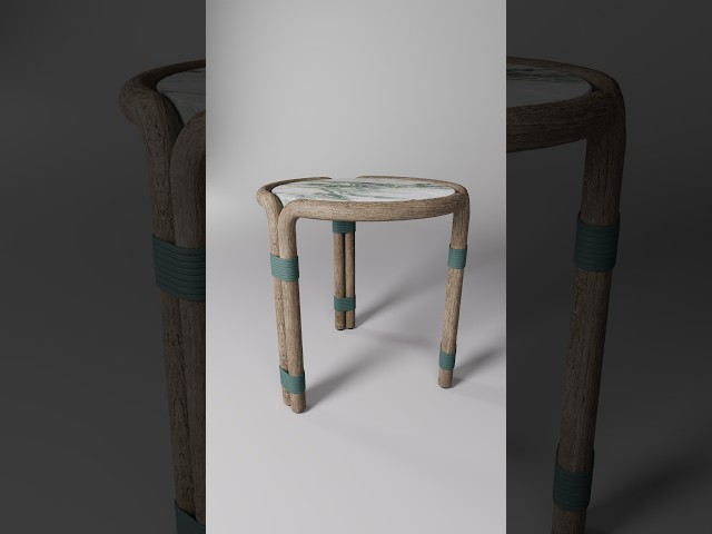 How to Model a Side Table in 3ds Max?  #3d #3dart #3dsmax #3dmodeling