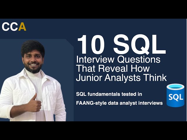 First SQL Question Interviewers Ask (And Most Get Wrong)