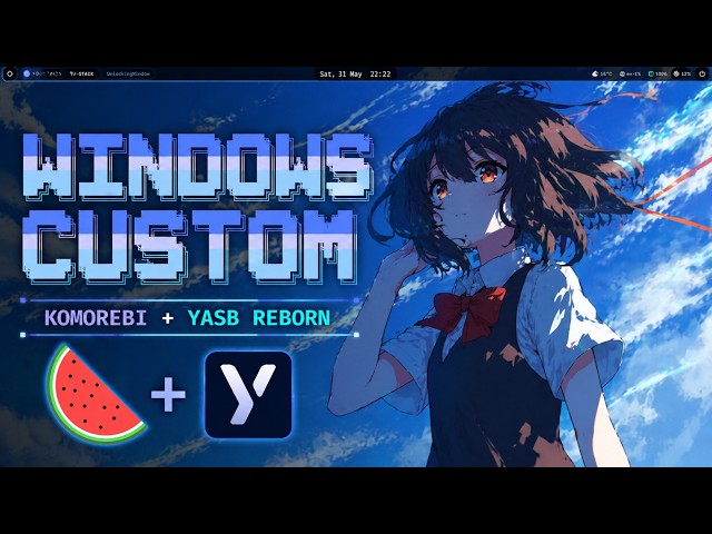 🪟 Windows: Desktop Customization (Komorebi + Yasb)