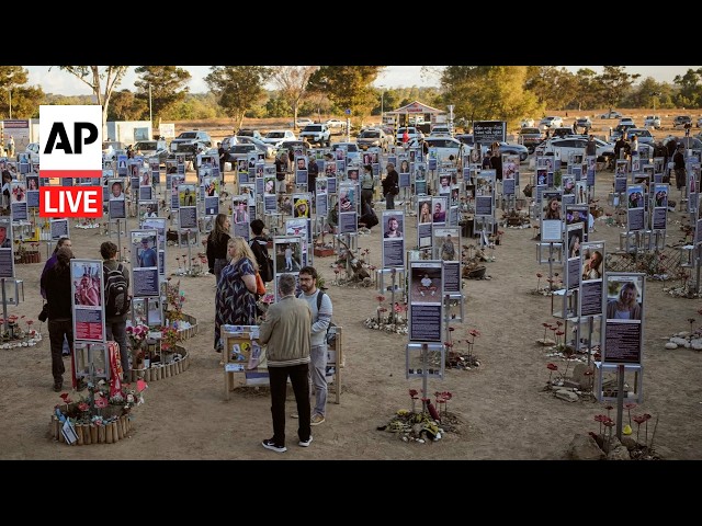 LIVE: Memorial held at Nova festival site on the anniversary of Oct. 7 attack
