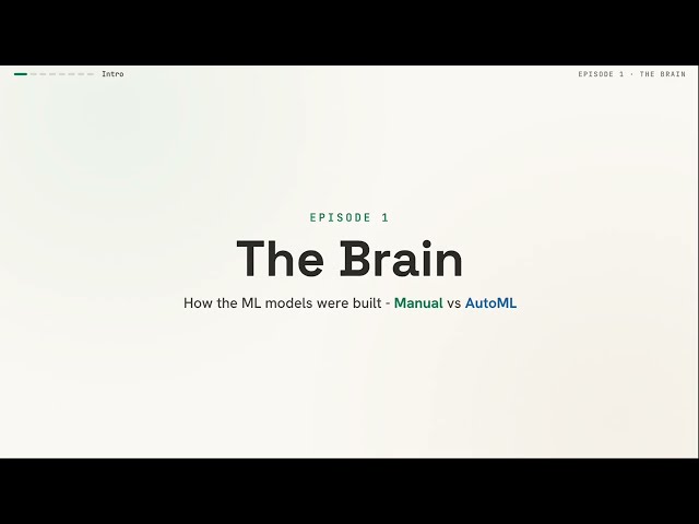 Ep 1 - The Brain: How the ML Models Work — Manual vs AutoML in ML.NET (C#)