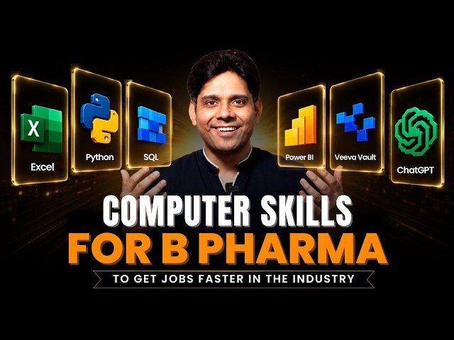Computer Skills for B. Pharma to Get Jobs Faster in the Industry