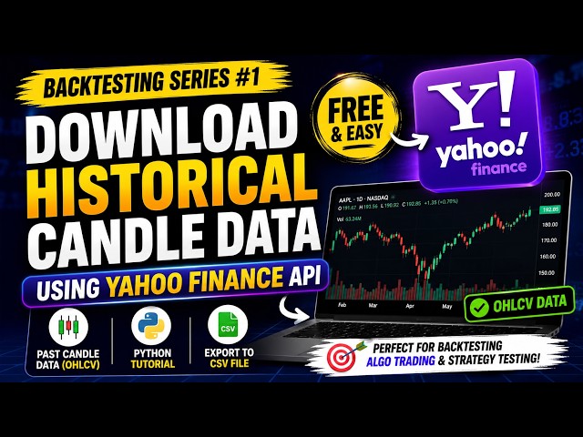 Download Historical Candle Data Using Yahoo Finance API (FREE)