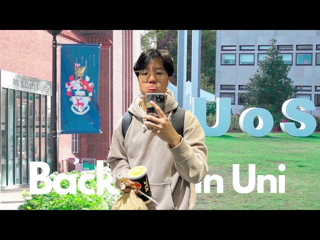 my first day back | University of Southampton (uos)