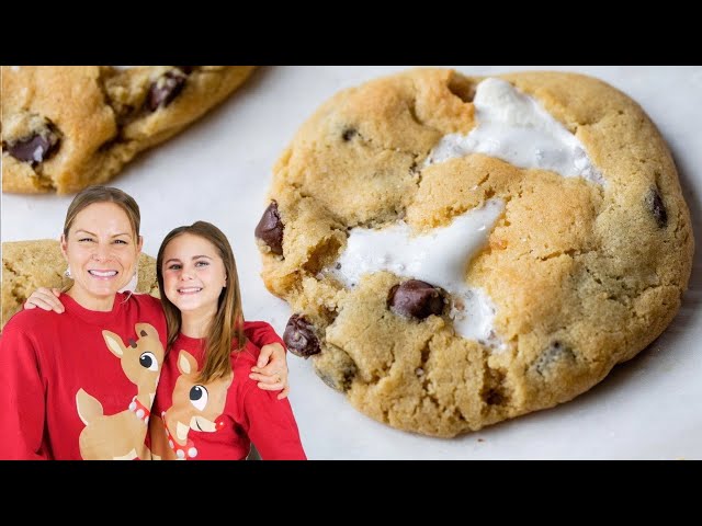 SMORES COOKIES | ooey, gooey, cookie recipe