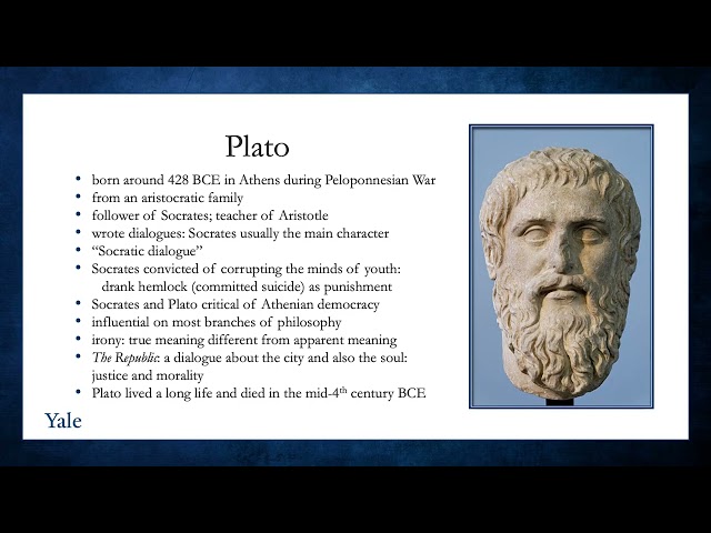 Introduction to Plato - Purposes of College Education, Lecture 3