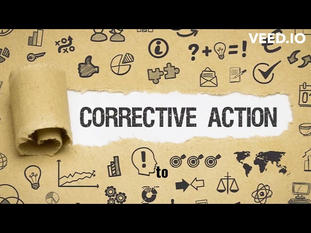 What is Corrective Action - CIC