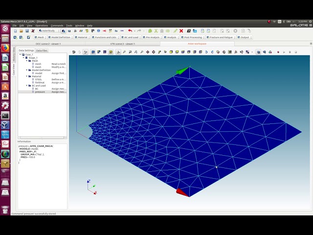 Calculation of an elastic perforated plate