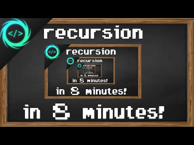 Learn Recursion in 8 minutes 😵