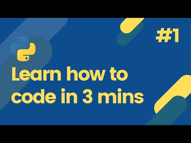 LEARN CODING IN 3 MINUTES! Easy Python Tutorial #1