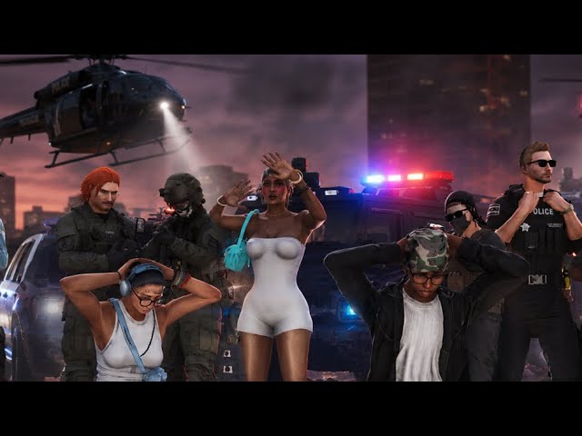 We Got RAIDED By The FEDS In GTA 5 RP.. 