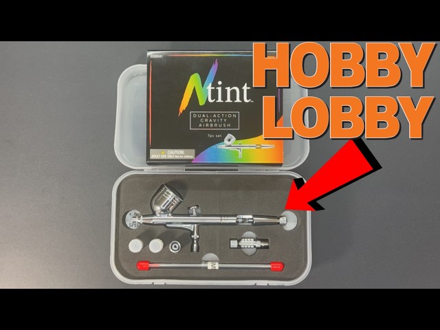 Testing Hobby Lobby’s New $22.99 NTint Dual Action Airbrush | Any Good?