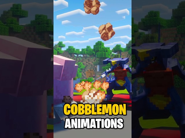 I Missed These Cobblemon 1.8 Animations... 👀 #minecraft #pokemon