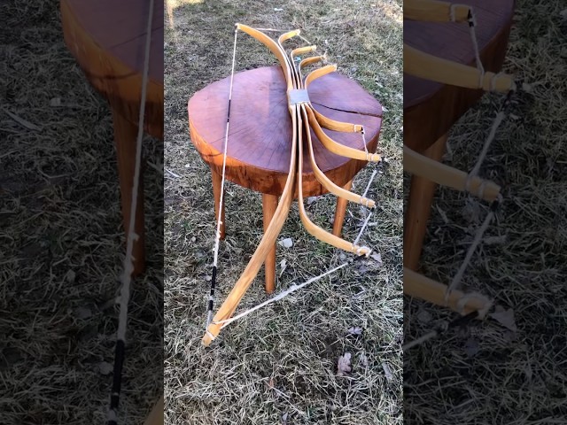 Real Life Legendary Bow 🏹 #archery #handcrafted #diy