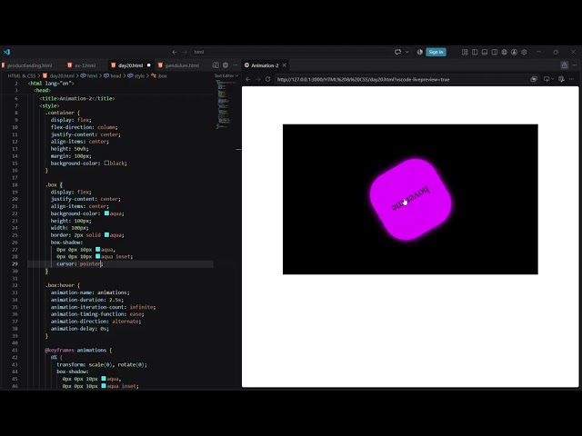 Hover animations css | css tricks