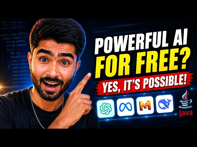 Finally Use Top AI Models in Java for Free (2026) | Step by Step