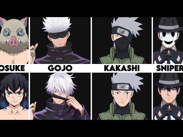 Anime Characters WITHOUT Mask (Face Reveals)