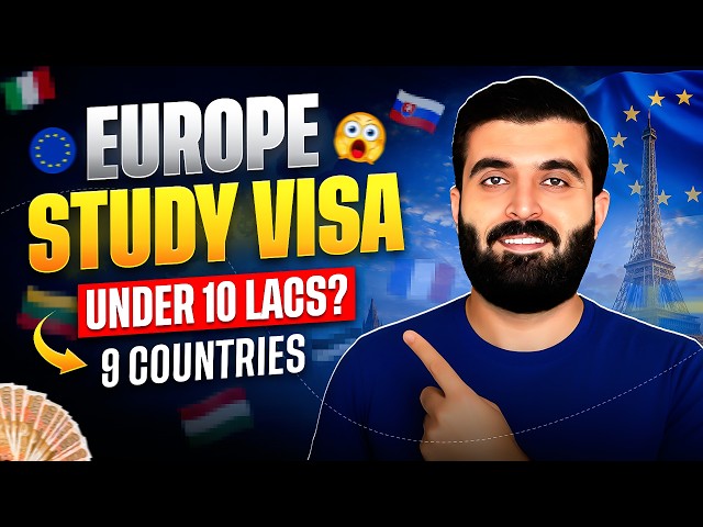 Europe Study Visa Under 10 Lakh | 9 Cheapest Countries for Pakistani Students (2027)