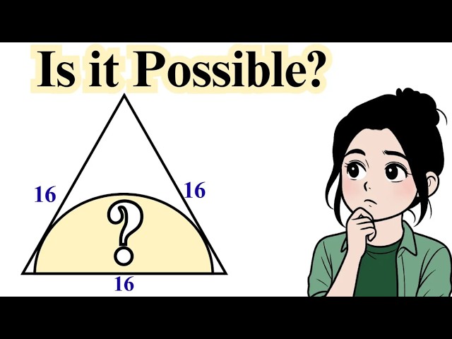 Is This the Easiest Way to Find Semicircle Area?
