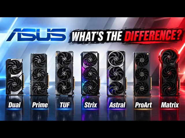 Every Asus GPU Explained in 12 min. Which One Should You Buy?