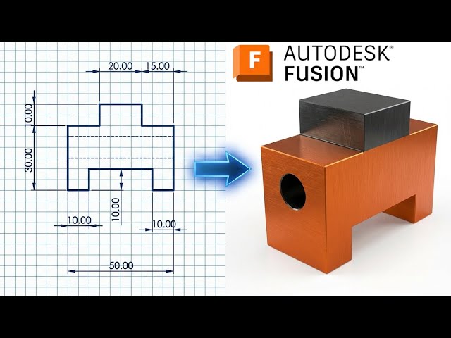 Fusion 360 From Zero | Beginner Step-by-Step Modeling Tutorial #02
