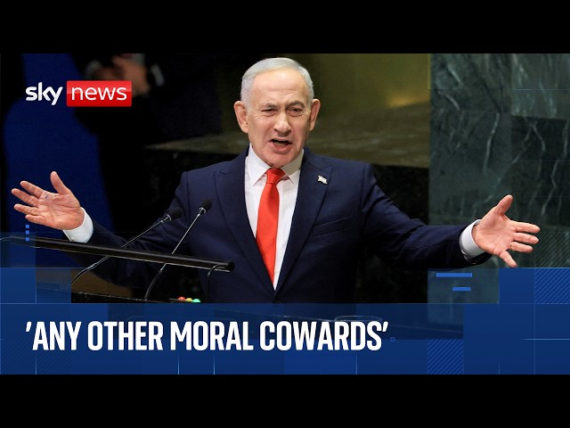 Mass walkout as Netanyahu gives UN General Assembly speech