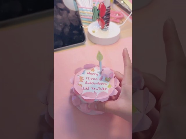 🎀paper Things you can make at home 🍰 #papercraft #diy #papercake